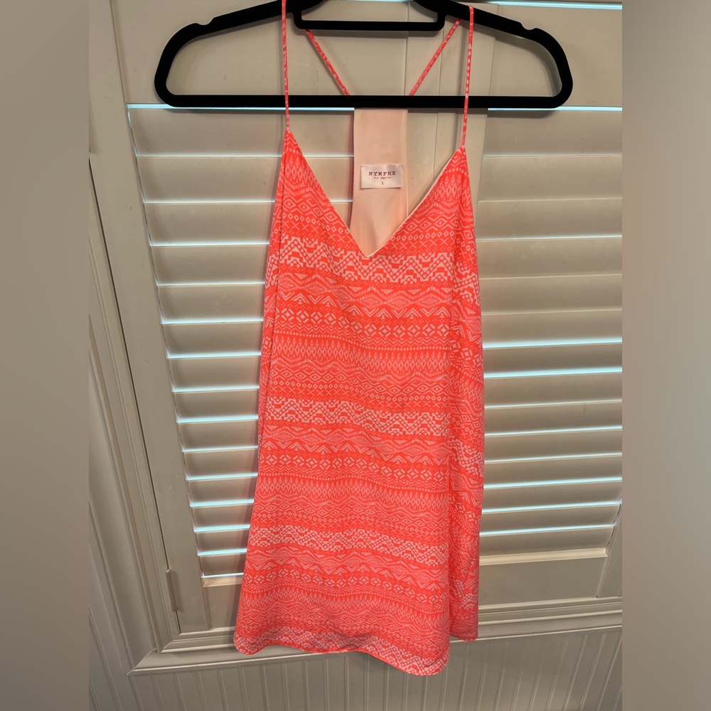 Pink pattern dress